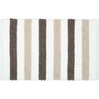 Коврик для ванной комнаты Fixsen Amber 50х80 FX-8040Z Серый Бежевый Белый — фото 1, Аксессуары для туалета