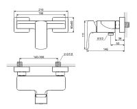 Товар: Смеситель для душа Excellent Keria AREX.2008CR Хром - фото 2 Смеситель для душа Excellent Keria AREX.2008CR Хром — фото 2, Смесители
