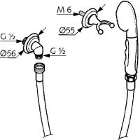 Душевой гарнитур Kludi Adlon 2710505 Хром — фото 2, Душевые гарнитуры
