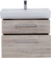 Тумба под раковину Dreja Q Max 80 77.0008D подвесная Дуб кантри — фото 3, Мебель для ванной