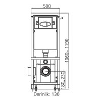 Комплект унитаза с инсталляцией SantiLine SL-5005+SL-01 с сиденьем Микролифт и клавишей смыва Хром — фото 7, Комплекты унитаз + инсталляция
