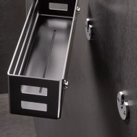 Товар: Полка корзина Keuco 24954 370000 Темно-серая - фото 5 Полка корзина Keuco 24954 370000 Темно-серая — фото 5, Полки для ванной и душа