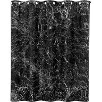Штора для ванны WasserKRAFT Aland 200х200 SC-85105 Черная — фото 1, Аксессуары для туалета