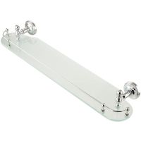 Стеклянная полка Migliore Mirella 17246 Хром — фото 1, Полки для ванной и душа