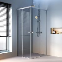 Товар: Душевой уголок AM.PM X-Joy 100х80 W94G-403-10080-MТ профиль Хром матовый стекло прозрачное - фото 7 Душевой уголок AM.PM X-Joy 100х80 W94G-403-10080-MТ профиль Хром матовый стекло прозрачное — фото 7, Душевые уголки