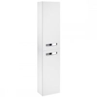 Шкаф пенал Roca The Gap 35 ZRU9302884 L подвесной Белый глянцевый — фото 1, Пеналы для ванной комнаты