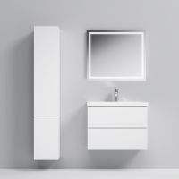 Шкаф пенал AM.PM Gem 30 L M90CHL0306WG подвесной Белый — фото 6, Пеналы для ванной комнаты