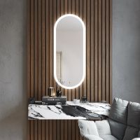 Товар: Зеркало Bond Oval 50x120 M41ZE-50120 с подсветкой с сенсорным выключателем - фото 2 Зеркало Bond Oval 50x120 M41ZE-50120 с подсветкой с сенсорным выключателем — фото 2, Зеркала в ванную комнату