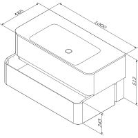 Товар: Тумба под раковину AM.PM Sensation 100 M30FHX1002TF подвесная Табачный дуб - фото 11 Тумба под раковину AM.PM Sensation 100 M30FHX1002TF подвесная Табачный дуб — фото 11, Мебель для ванной