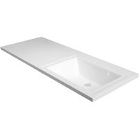 Раковина Эстет Даллас 100 R ФР-00002062 с местом под стиральную машину Белая — фото 1, Раковины на стиральную машину