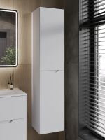 Товар: Шкаф пенал Orange Line 35 Li-35Puw подвесной Белый матовый - фото 4 Шкаф пенал Orange Line 35 Li-35Puw подвесной Белый матовый — фото 4, Мебель для ванной