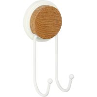 Двойной крючок Fixsen Magic White FX-47005A Белый матовый — фото 1, Крючки для полотенец