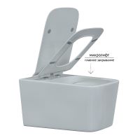 Товар: Унитаз Berges Floe Rimless 082121 подвесной с сиденьем Микролифт - фото 7 Унитаз Berges Floe Rimless 082121 подвесной с сиденьем Микролифт — фото 7, Подвесные унитазы