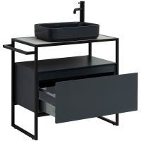 Товар: Тумба под раковину Allen Brau Priority 80 1.31002.AM Антрацит матовый - фото 9 Тумба под раковину Allen Brau Priority 80 1.31002.AM Антрацит матовый — фото 9, Тумбы под раковину