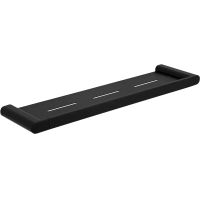 Металлическая полка Remer Lounge LN20NO Черная матовая — фото 1, Полки для ванной и душа