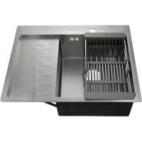 Кухонная мойка Fabia 63х50 63503R Сатин — фото 1, Кухонные мойки