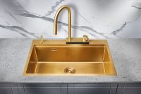 Товар: Кухонная мойка Milacio Denia 75 MC.77428 Золото - фото 2 Кухонная мойка Milacio Denia 75 MC.77428 Золото — фото 2, Кухонные мойки