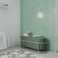 Керамическая плитка WOW Grace Sage Gloss 124927 настенная 7,5x30 см — фото 2, Керамическая плитка