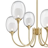 Товар: Люстра Maytoni Modern Aura MOD016PL-06BS Прозрачная Латунь - фото 3 Люстра Maytoni Modern Aura MOD016PL-06BS Прозрачная Латунь — фото 3, Люстры