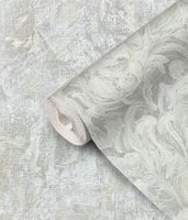 Обои Prima Italiana Colomba 80655 Винил на флизелине (1,06*10) Бежевый/Серый, Листья/Абстракция — фото 3, Обои для стен