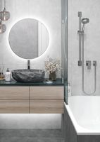 Товар: Керамогранит Delacora Chrome Light D12004M 60x120 см - фото 2 Керамогранит Delacora Chrome Light D12004M 60x120 см — фото 2, Керамогранит