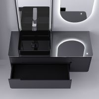 Товар: Тумба под раковину Jorno Shine 120 Shi.01.120/P/A подвесная Антрацит - фото 3 Тумба под раковину Jorno Shine 120 Shi.01.120/P/A подвесная Антрацит — фото 3, Тумбы под раковину