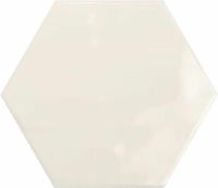 Керамогранит Ceramica Ribesalbes Geometry Hex Ivory Glossy PT03135 15х17,3 см — фото 1, Керамогранит