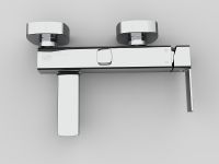 Смеситель для ванны GPD Pedra MBB160 Хром — фото 5, Смесители