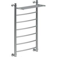 Водяной полотенцесушитель Ника Arc ЛД ВП 100/60 с полкой Хром — фото 1, Водяные полотенцесушители