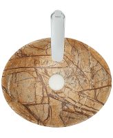 Раковина-чаша WeltWasser Elbach 3078 M818 41 10000004552 Мрамор — фото 2, Раковины накладные