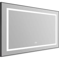 Товар: Зеркало BelBagno Kraft 98.5 SPC-KRAFT-985-685-TCH-WARM-NERO с подсветкой с подогревом Черное с сенсорным выключателем - фото 7 Зеркало BelBagno Kraft 98.5 SPC-KRAFT-985-685-TCH-WARM-NERO с подсветкой с подогревом Черное с сенсорным выключателем — фото 7, Зеркала в ванную комнату