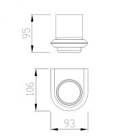 Стакан для зубных щеток Abber Nord AA1556B Черный матовый — фото 4, Мыльницы