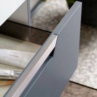 Товар: Тумба под раковину Aqwella Cube 70 CUB0107GR подвесная Серая матовая - фото 4 Тумба под раковину Aqwella Cube 70 CUB0107GR подвесная Серая матовая — фото 4, Мебель для ванной