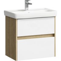 Тумба под раковину Aqwella Сити Т6м/DB 60 CI0106DB Дуб балтийский — фото 1, Мебель для ванной