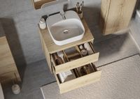 Товар: Столешница под раковину Aquaton Либерти 60 1A280903LYC70 Дуб эльвезия - фото 7 Столешница под раковину Aquaton Либерти 60 1A280903LYC70 Дуб эльвезия — фото 7, Раковины