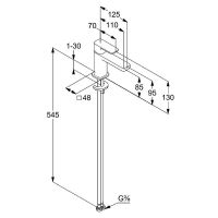 Товар: Смеситель для раковины Kludi Renon 422900575 Хром - фото 2 Смеситель для раковины Kludi Renon 422900575 Хром — фото 2, Смесители для раковины