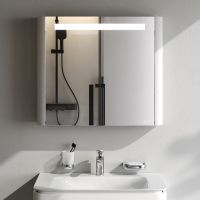 Зеркальный шкаф AM.PM Sensation 80 L M30MCL0801WG Белый глянцевый — фото 1, Зеркальные шкафы в ванную