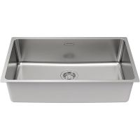 Кухонная мойка Paulmark Yuni 76 Uni YU76-BS Брашированная нержавеющая сталь — фото 2, Кухонные мойки