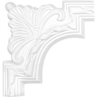 Угловой элемент молдинга Перфект AC252-11 22x240x240 мм — фото 1, Молдинги