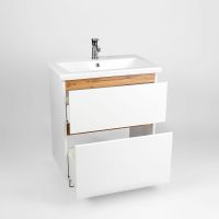 Товар: Тумба под раковину VIANT Мальта 60 VMAL60CO-T2Y Белая Дуб Вотан - фото 4 Тумба под раковину VIANT Мальта 60 VMAL60CO-T2Y Белая Дуб Вотан — фото 4, Мебель для ванной