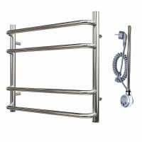 Электрический полотенцесушитель Point Нептун PN09155E П4 500x500 левый/правый Хром — фото 3, Электрические полотенцесушители