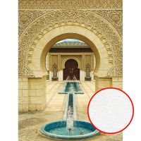 Фреска Ortograf Восток 3487 Фактура бархат FX Флизелин (2*2,7) Бежевый, Архитектура — фото 1, Фрески