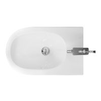 Биде Sanita Luxe Art BD.FS/Art/C/WHT.G/S1 Белое — фото 5, Биде напольные