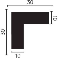 Уголок Decor-Dizayn DD803 2000x30x30 мм — фото 4, Стеновые уголки