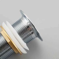 Донный клапан Frap F64 Хром — фото 2, Донные клапаны