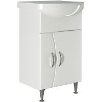 Тумба под раковину Mixline Эталон 52 525506 Белая — фото 1, Тумбы под раковину