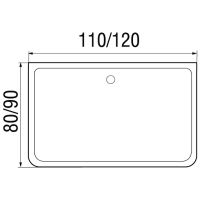 Товар: Душевой поддон из АБС-пластика Wemor 110x80 S 10000006061 Белый - фото 3 Душевой поддон из АБС-пластика Wemor 110x80 S 10000006061 Белый — фото 3, Душевые поддоны