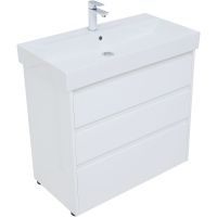 Товар: Тумба под раковину Aquanet Nova Lite 85 302475 Белый глянец - фото 8 Тумба под раковину Aquanet Nova Lite 85 302475 Белый глянец — фото 8, Тумбы под раковину