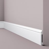 Плинтус напольный NMC Wallstyl DSPLFO200010 2000x120x15 мм — фото 1, Плинтуса напольные