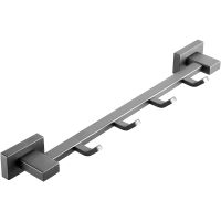 Вешалка для полотенец Belz B904 B90415-4 Вороненая сталь — фото 1, Крючки для полотенец